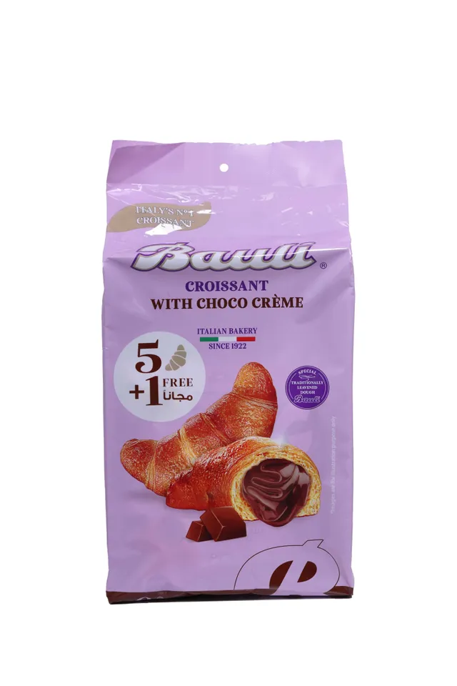 Bauly Bauli Croissant Chocolate 50Gmx6Pcs