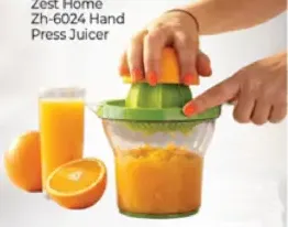 Zest Home Hand Press Juicer ZH-6024