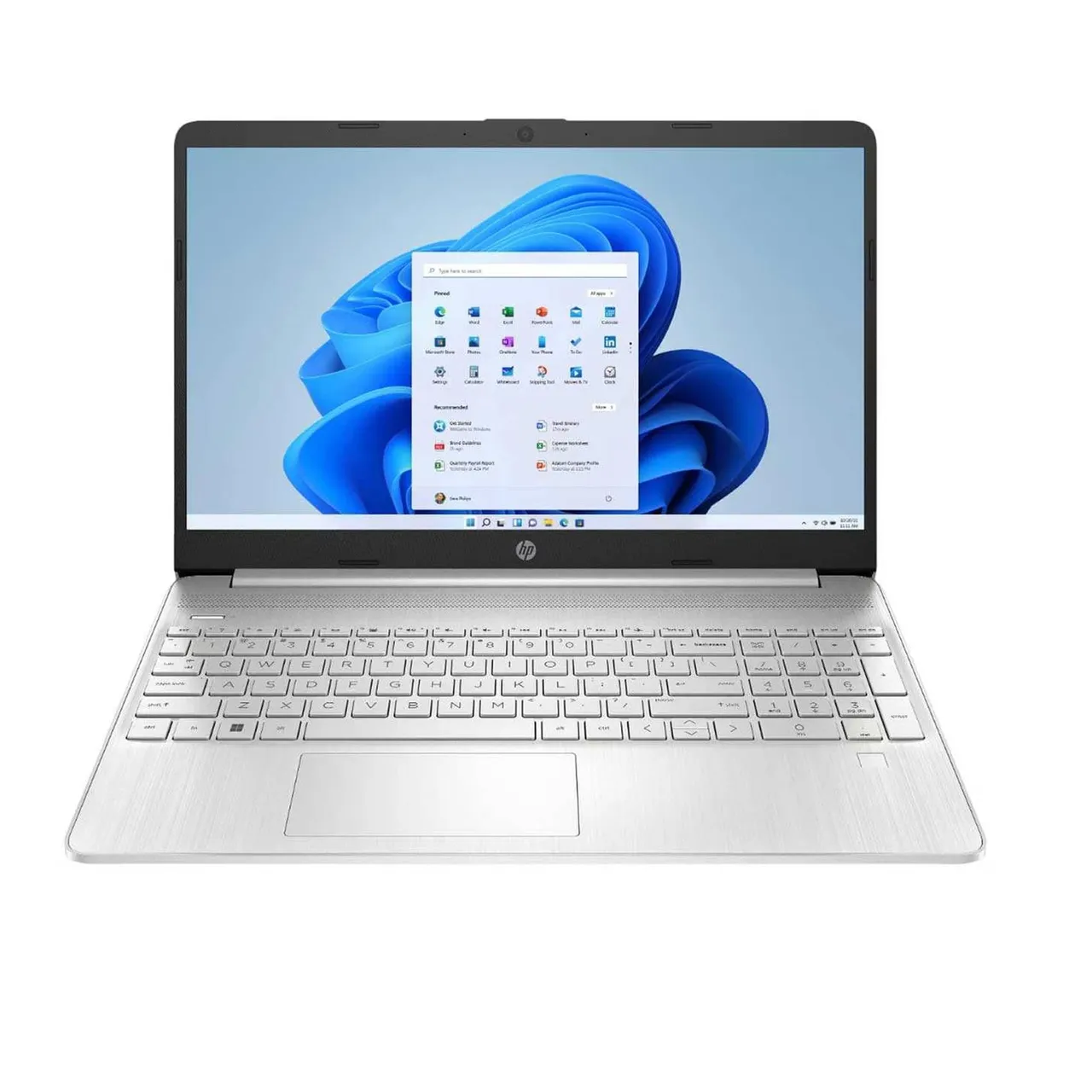 HP لابتوب 15S FQ5145 مع شاشة 15.6 Inch معالج Core i5 ذاكرة 8GB RAM تخزين 512GB SSD كرت رسومات Intel Iris Xe مدمج فضي Natural Silver