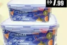 Henle مجموعة حاويات بلاستيكية