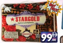Stargold 1PLY EMBSD Blanket