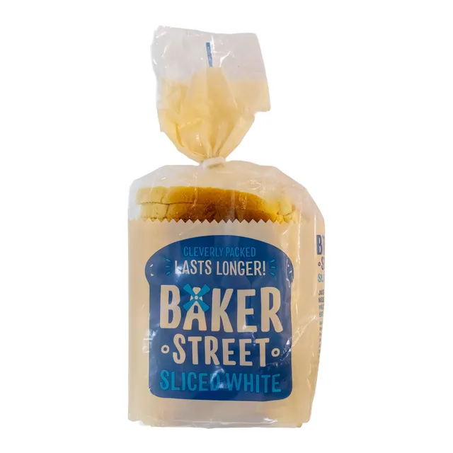 Baker Street Medium White Sliced Bread