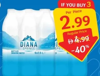 Diana Springs مياه ماي دبي