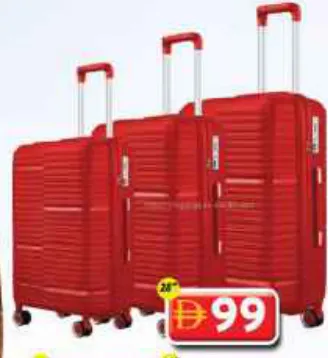 Euro Traveller Abs Trolley 28"