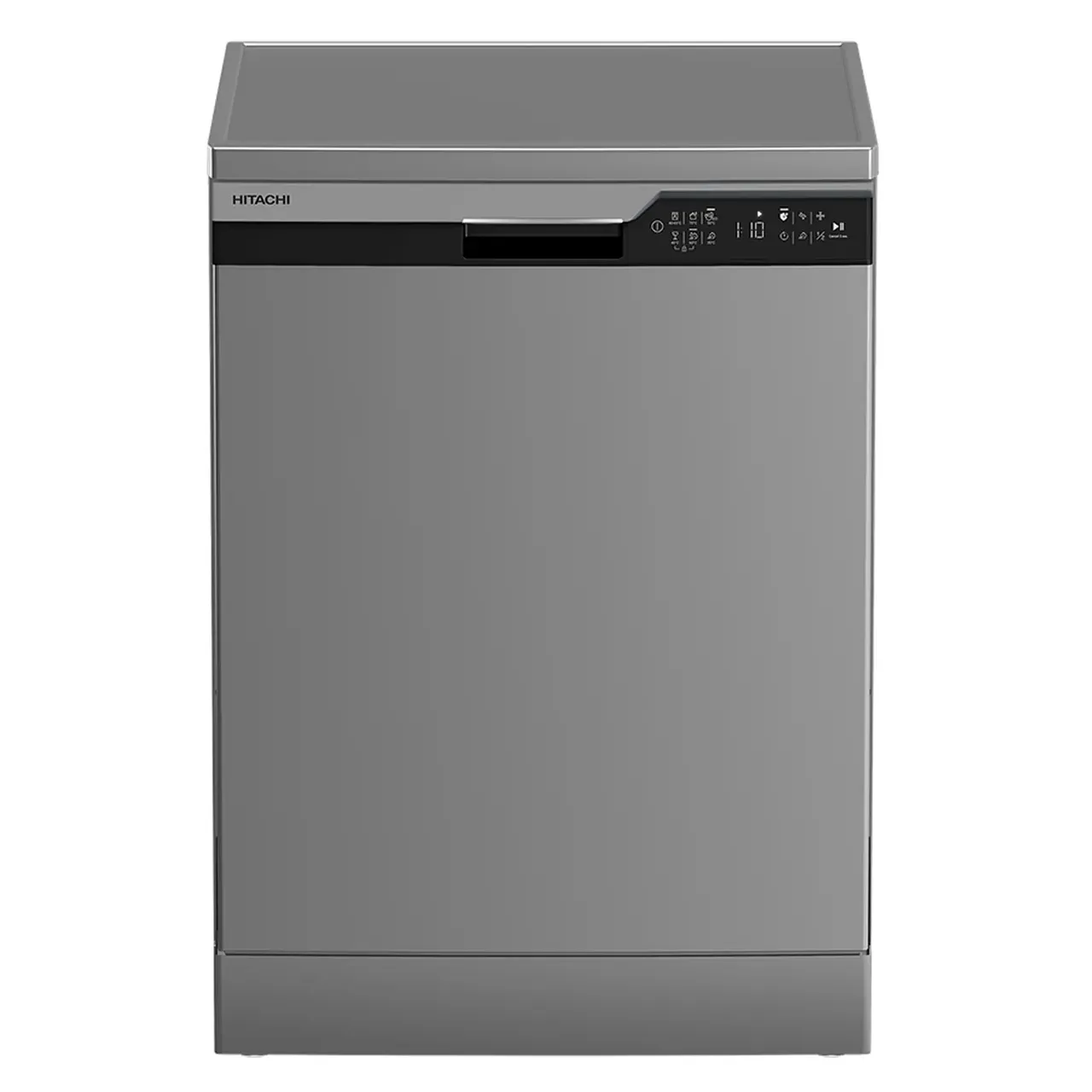 Hitachi غسالة أطباق قائمة بذاتها 14 طقم، 6 برامج، إينوكس، HDF-F146VS