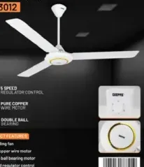 Geepas مروحة سقف 80W-Gf3012N