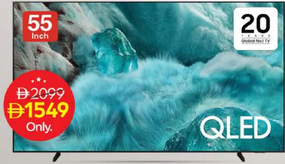 Samsung 4K QLED Smart TV Qa55Q7Faauxzn