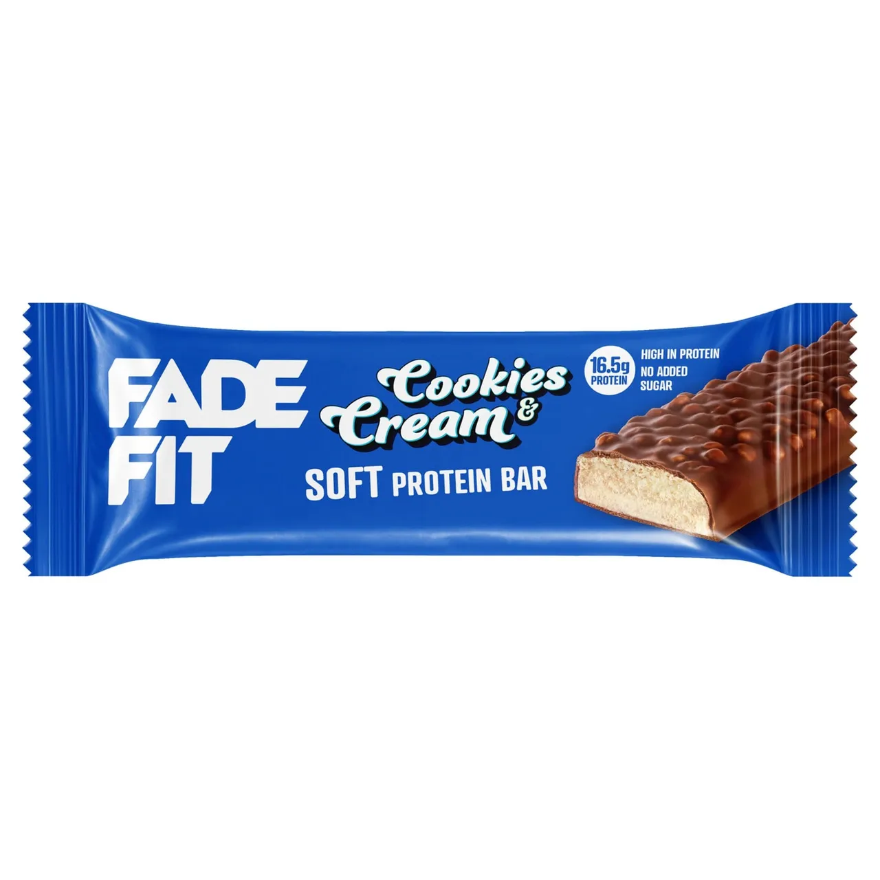Fade Fit لوح بروتين طري بنكهة الكوكيز والكريمة