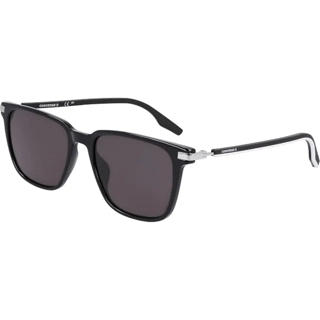 Converse North End Square Unisex Sunglasses, Black, Size 54, 543S