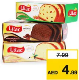 Lilac Pre Sliced Pound Cake Assorted