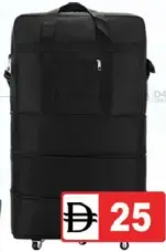 Sun Suit Wheel Bag Black