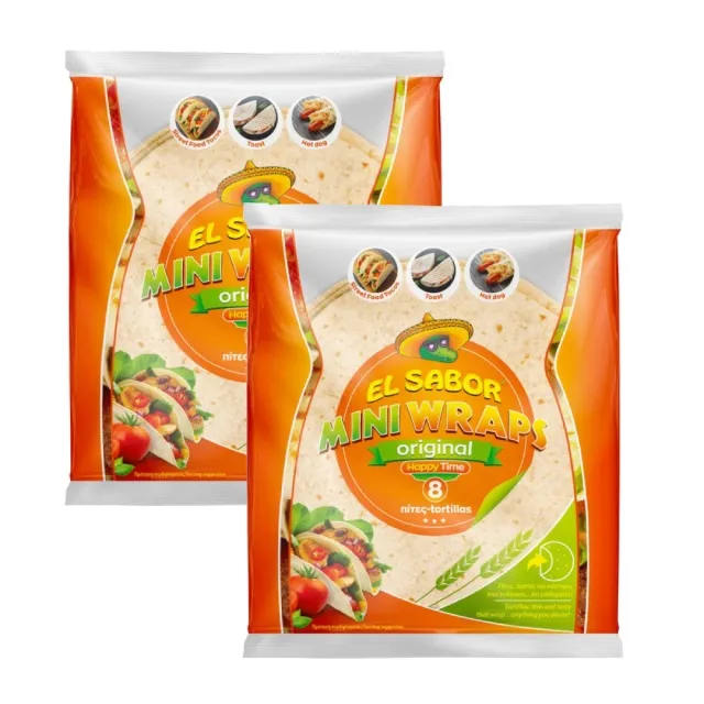 El Sabor لفائف تورتيلا