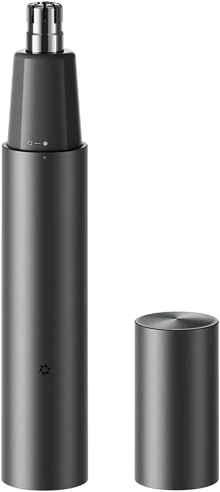Xiaomi Nose Hair Trimmer, 6500 RPM Quiet Motor, Type-C Rechargeable, IPX5 Waterproof, Magnetic Protective Cap, Black, MJGHB1LF