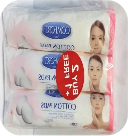 Comfort Love Cotton Make-Up Disc - 3 x 120 Pcs
