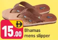 Bhamas mens slipper