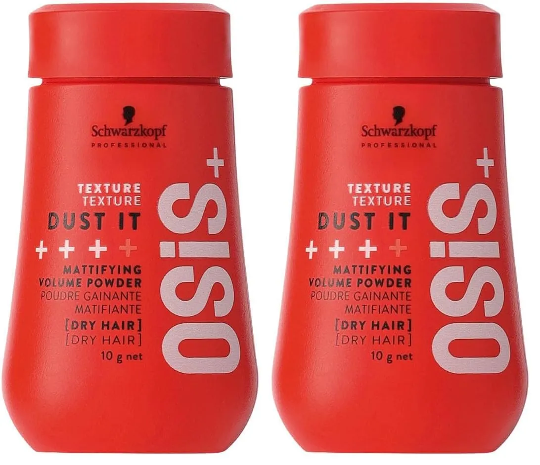 OSiS+ OSiSDust It - بودرة لزيادة حجم الشعر وإضفاء ملمس مطفي – ثبات يدوم طويلاً وتحكم قوي وفصل الخصل لتسريحات شعر مختلفة