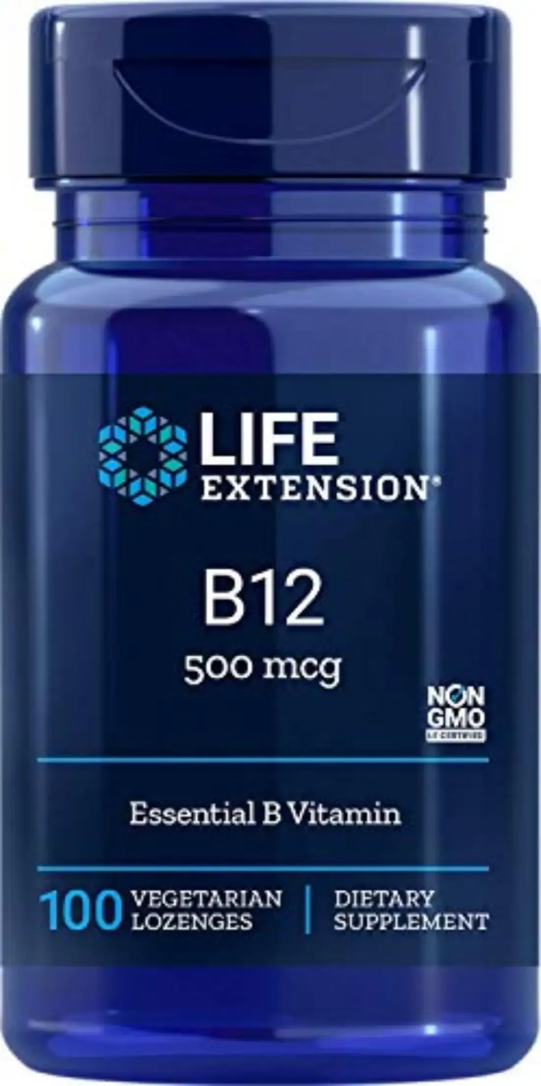 life extension فيتامين B2، 500 Mcg، أقراص استحلاب 00