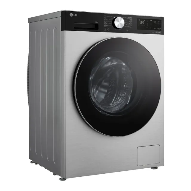 LG Front Load Washing Machine F4X5RYP23; 1400 RPM; Silver