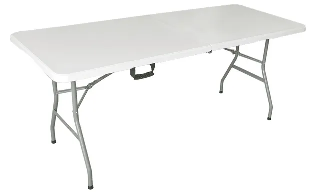 Kenco 4 Feet Foldable Camping Table White Finish