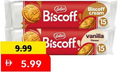 Lotus Biscoff Sandwich Vanilla/Cream