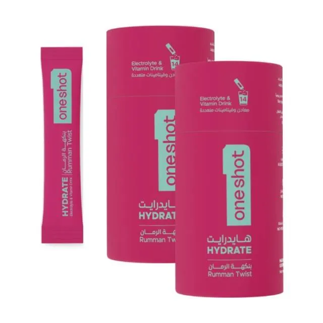 Oneshot Electrolyte Drink Mix Rumman Twist