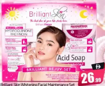 Brilliant Skin Whitening Facial Maintenance Set