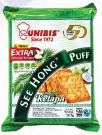 Unibis Se Hong Puff Malkist Rasa Kelapa