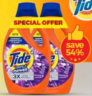 Tide سائل غسيل بقوة ثلاثية