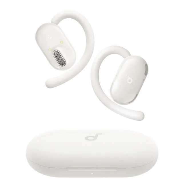 anker Soundcore V20I Open-Ear True Wireless Headphones, White