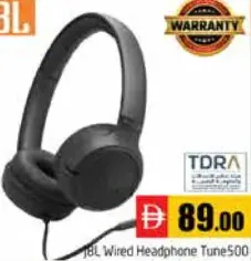 JBL Wired Headphone Tune 500