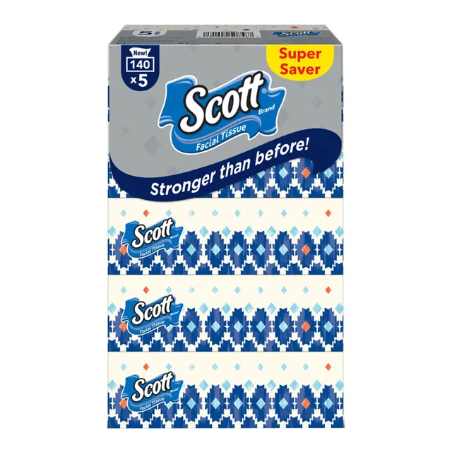 Scott Facial Tissue - 5 x 140's