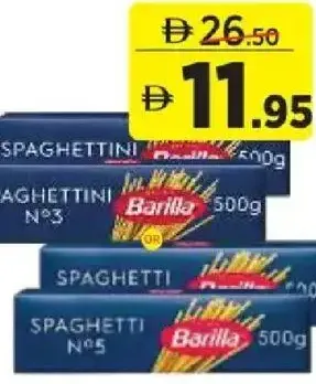 Barilla Spaghetti No. 5/No.3