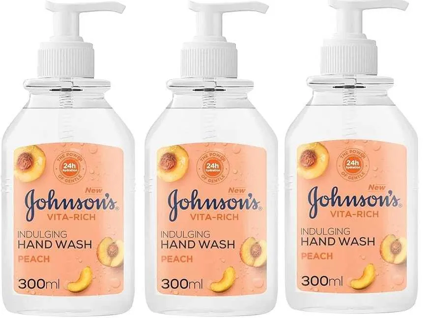 Johnson'S غسول اليدين بالخوخ