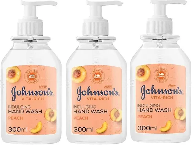 Johnson'S Hand Wash Peach