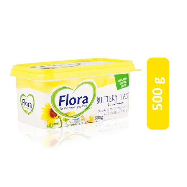 Flora buttery taste vegetable oil spread