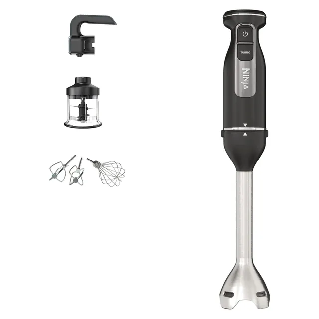Ninja Foodi 3-in-1 Hand Blender CI100ME, 850 W, Variable Speed Control, Black