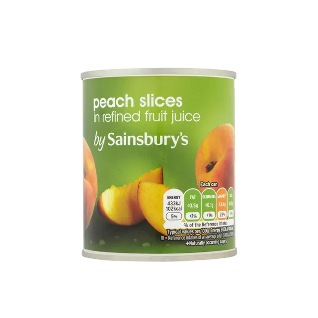 Sainsbury's Sainsburys Peach Slices In Refined Fruit