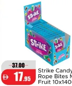 Strike Candy Sour Rope Bites Mixed Fruit