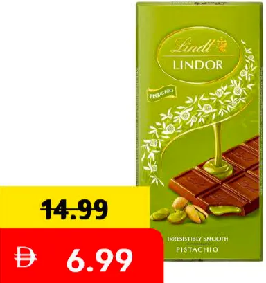 Lindor Pistachio Tablet