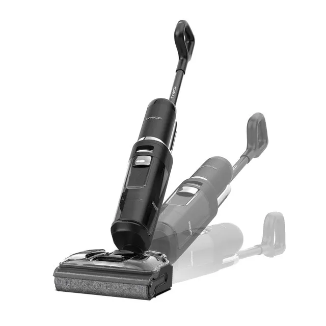 Tineco Floor One S7 Stretch Cordless Wet Dry Vacuum Cleaner, 180°Lay-Flat Anti-Tangle Design, 50 Minutes Runtime, 185°F Flashdry Self-Cleaning, Dual-Sided Edge Cleaning Floor Cleaner