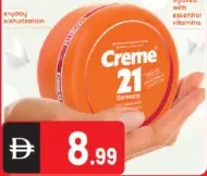 Creme 21 Moisturize Crm ASSORTED