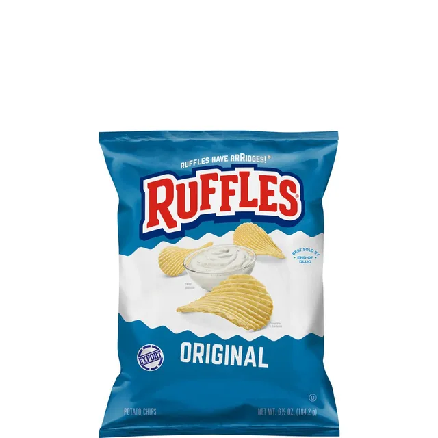 Fritolay Ruffles Original Potato Chips