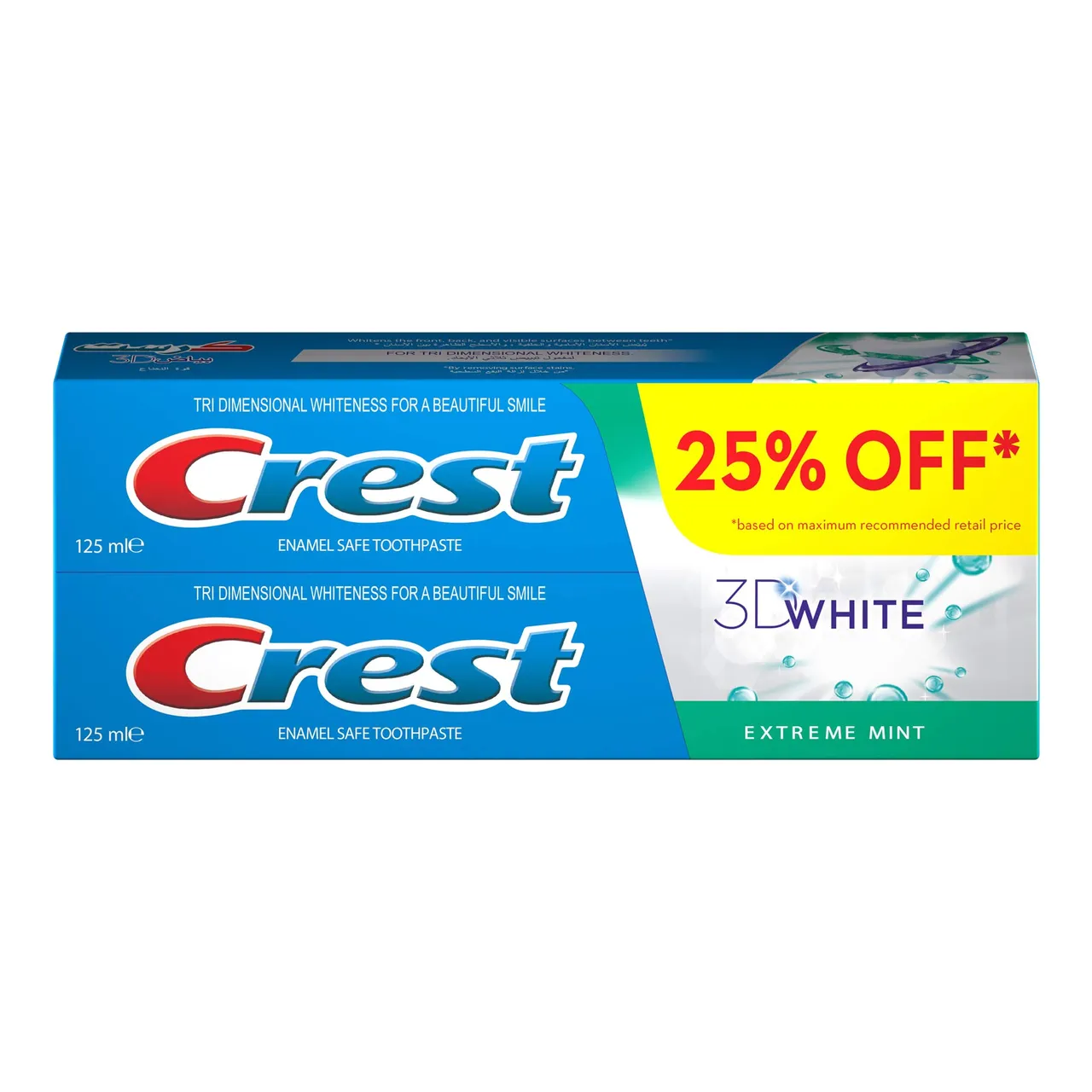Crest معجون أسنان 3d white fresh extreme mint