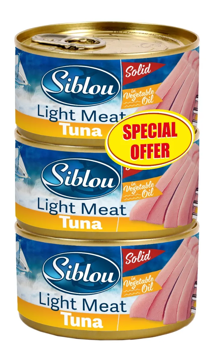 Siblou Sbl تونة خفيفة بالزيت معجون أسنان