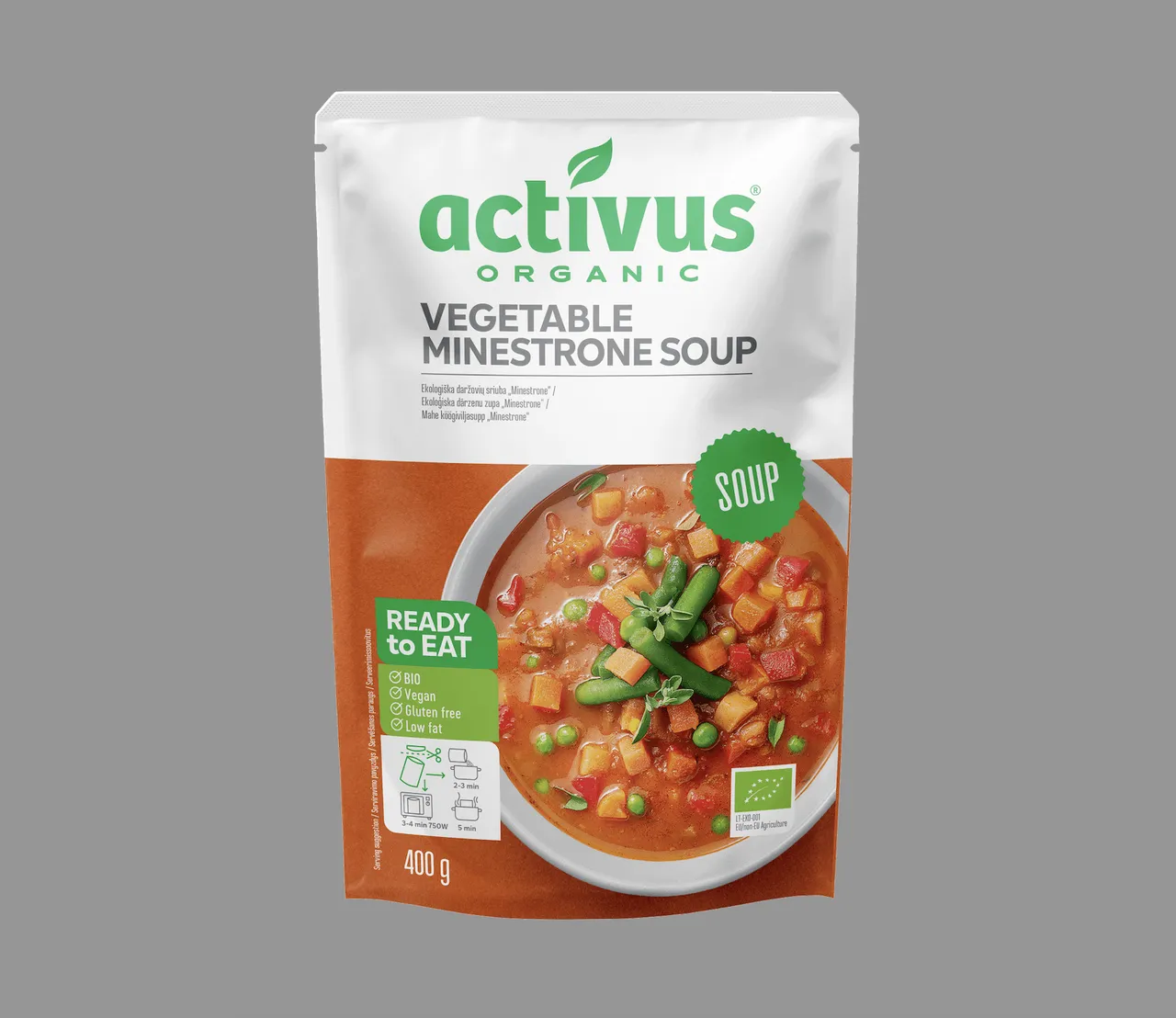 Activus شوربة مينسترون عضوية