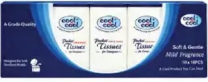 Cool & Cool مناديل جيب كول أند كول