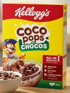 Kellogg'S كوكو بوبس شوكوس كيلوقز
