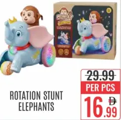 Rotation Stunt Elephants
