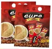 Euro قهوة خالية من السكر 2in1