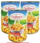 Nureen Mushroom Pieces / Red Kidney Beans / Chick Peas / Fava Beans